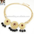 2014 wholesale new style fashion gold and silver coin necklace